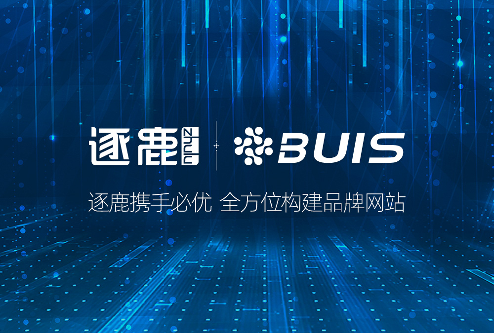 逐鹿携手必优  全方位构建品牌网站